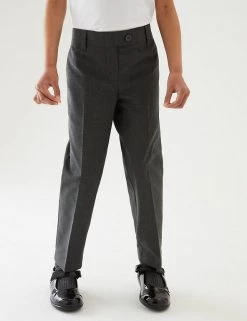 M&S Collection 2pk Girls' Slim Leg School Trousers (2-18 Yrs) -Outlet The Tidy Tots Store SD 04 T76 1425 T0 X EC 1