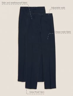 M&S Collection 2pk Girls' Skinny Leg School Trousers (2-18 Yrs) 33 M&S Collection 2pk Girls' Skinny Leg School Trousers (2-18 Yrs) -Outlet The Tidy Tots Store SD 04 T76 1426 F0 X EC 90