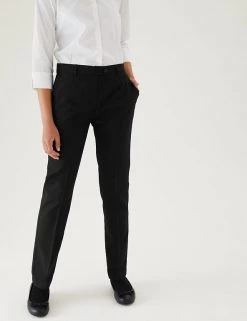 M&S Collection 2pk Girls' Skinny Leg School Trousers (2-18 Yrs) 22 M&S Collection 2pk Girls' Skinny Leg School Trousers (2-18 Yrs) -Outlet The Tidy Tots Store SD 04 T76 1426 Y0 X EC 1