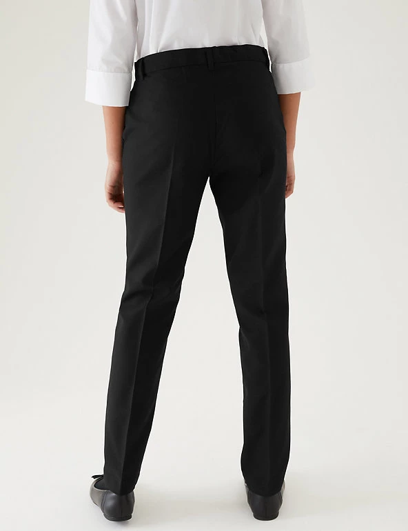 M&S Collection 2pk Girls' Skinny Leg School Trousers (2-18 Yrs) 6 M&S Collection 2pk Girls' Skinny Leg School Trousers (2-18 Yrs) - Image 4