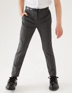 M&S Collection Girls' Skinny Leg Belted School Trousers (2-18 Yrs) 25 M&S Collection Girls' Skinny Leg Belted School Trousers (2-18 Yrs) -Outlet The Tidy Tots Store SD 04 T76 1428 T0 X EC 1