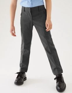 M&S Collection Girls' Slim Leg Additional Length Trousers (2-18 Yrs) 23 M&S Collection Girls' Slim Leg Additional Length Trousers (2-18 Yrs) -Outlet The Tidy Tots Store SD 04 T76 1431L T0 X EC 1