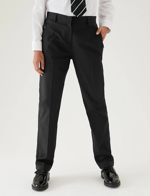 M&S Collection Girls' Slim Leg Additional Length Trousers (2-18 Yrs) 5 M&S Collection Girls' Slim Leg Additional Length Trousers (2-18 Yrs) - Image 3