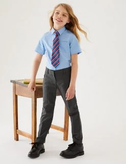 M&S Collection Girls' Slim Leg Regular Fit School Trousers (2-18 Yrs) -Outlet The Tidy Tots Store SD 04 T76 1431 T0 X EC 0