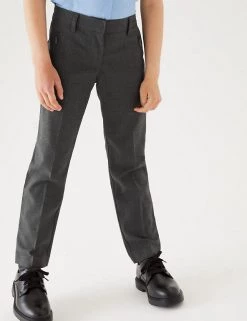M&S Collection Girls' Slim Leg Regular Fit School Trousers (2-18 Yrs) -Outlet The Tidy Tots Store SD 04 T76 1431 T0 X EC 1