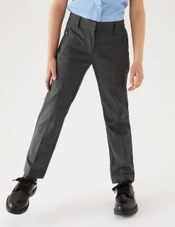 M&S Collection Girls' Slim Leg Slim Fit School Trousers (2-18 Yrs) -Outlet The Tidy Tots Store SD 04 T76 1432 T0 X EC 1