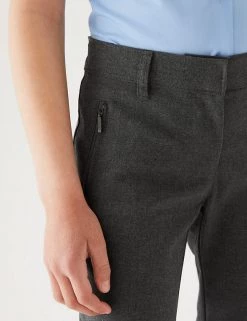 M&S Collection Girls' Slim Leg Slim Fit School Trousers (2-18 Yrs) -Outlet The Tidy Tots Store SD 04 T76 1432 T0 X EC 4