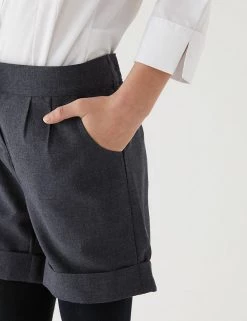 M&S Collection School Girls' Regular Leg Shorts (2-16 Yrs) -Outlet The Tidy Tots Store SD 04 T76 1434 T0 X EC 4