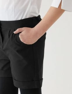 M&S Collection School Girls' Regular Leg Shorts (2-16 Yrs) -Outlet The Tidy Tots Store SD 04 T76 1434 Y0 X EC 4