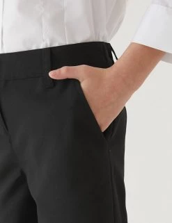 M&S Collection School 2pk Girls' Slim Leg Shorts (2-16 Yrs) -Outlet The Tidy Tots Store SD 04 T76 1435 Y0 X EC 4