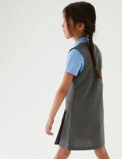 M&S Collection Dresses 2pk Girls’ Crease Resistant School Pinafores (2-12 Yrs) -Outlet The Tidy Tots Store SD 04 T76 1750 T0 X EC 2