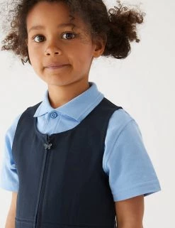 M&S Collection Dresses Girls' Permanent Pleats School Pinafore (2-12 Yrs) -Outlet The Tidy Tots Store SD 04 T76 1752 F0 X EC 1