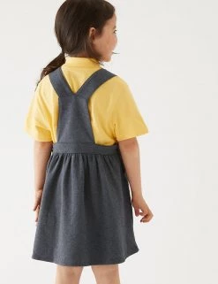 M&S Collection Dresses Girls' Cotton Rich School Pinafore (2-12 Yrs) -Outlet The Tidy Tots Store SD 04 T76 1763 T0 X EC 2