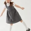 M&S Collection Dresses School Girls' Cotton Pinafore (2-12 Yrs) -Outlet The Tidy Tots Store SD 04 T76 1773 T0 X EC 0