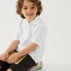 M&S Collection Polo-shirts 2pk Boys' Stain Resist School Polo Shirts (2-16 Yrs)