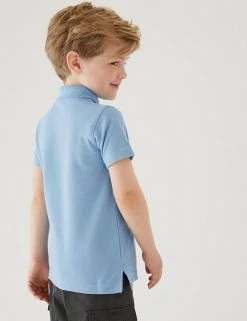 M&S Collection Polo-shirts 2pk Boys' Slim Fit School Polo Shirts (2-16 Yrs) -Outlet The Tidy Tots Store SD 04 T76 2055 E0 X EC 2