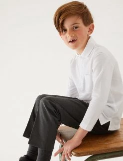 M&S Collection Polo-shirts 2pk Unisex Easy Dressing School Polo Shirts -Outlet The Tidy Tots Store SD 04 T76 2081 Z0 X EC 1