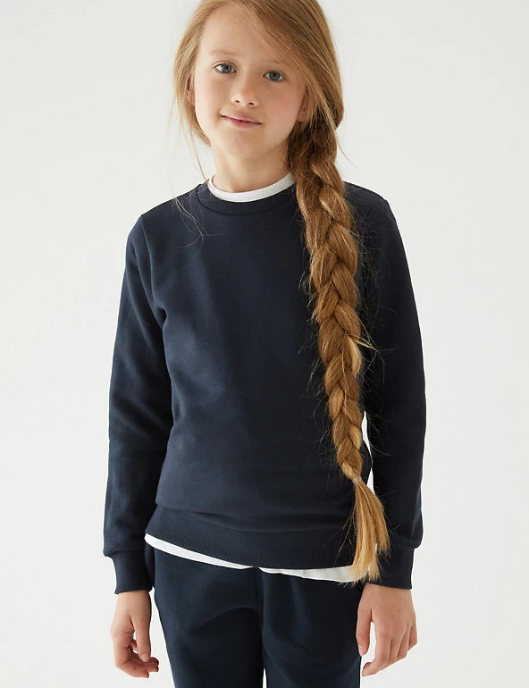 GOODMOVE Jumpers Unisex Regular Fit School Sweatshirt (3-16 Yrs) 5 GOODMOVE Jumpers Unisex Regular Fit School Sweatshirt (3-16 Yrs) - Image 3