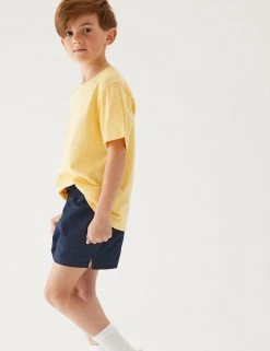 M&S Collection 2pk Unisex Pure Cotton School Shorts (2-16 Yrs) -Outlet The Tidy Tots Store SD 04 T76 3234 F0 X EC 1