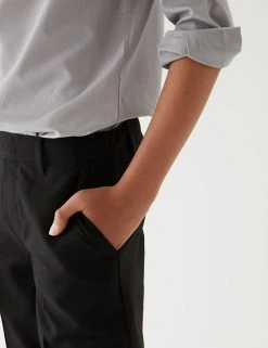 M&S Collection 2pk Boys' Easy Dressing School Trousers (3-18 Yrs) -Outlet The Tidy Tots Store SD 04 T76 3635 Y0 X EC 4
