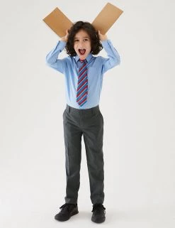 M&S Collection 2pk Boys' Slim Leg School Trousers (2-18 Yrs) -Outlet The Tidy Tots Store SD 04 T76 3643L T0 X EC 0