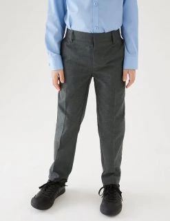 M&S Collection 2pk Boys' Slim Leg Plus Fit School Trousers (2-18 Yrs) -Outlet The Tidy Tots Store SD 04 T76 3643P T0 X EC 1