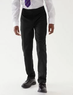M&S Collection 2pk Boys' Slim Leg Plus Fit School Trousers (2-18 Yrs) -Outlet The Tidy Tots Store SD 04 T76 3643P Y0 X EC 1
