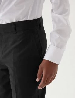 M&S Collection 2pk Boys' Slim Leg Plus Fit School Trousers (2-18 Yrs) -Outlet The Tidy Tots Store SD 04 T76 3643P Y0 X EC 4