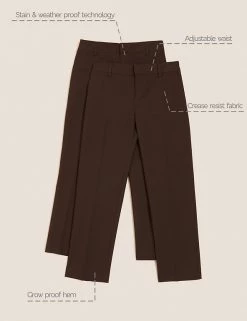 M&S Collection Boys' 2pk Slim Leg School Trousers (2-18 Yrs) -Outlet The Tidy Tots Store SD 04 T76 3643 N0 X EC 90