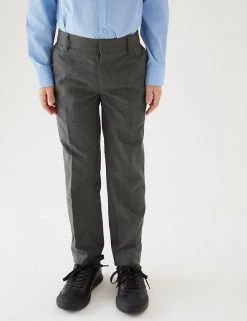 M&S Collection Boys' 2pk Slim Leg School Trousers (2-18 Yrs) -Outlet The Tidy Tots Store SD 04 T76 3643 T0 X EC 1