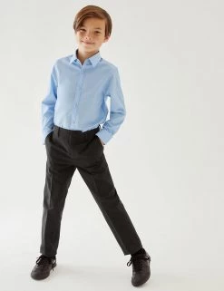 M&S Collection Boys' 2pk Slim Leg School Trousers (2-18 Yrs) -Outlet The Tidy Tots Store SD 04 T76 3643 VP X EC 0