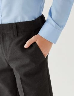 M&S Collection Boys' 2pk Slim Leg School Trousers (2-18 Yrs) -Outlet The Tidy Tots Store SD 04 T76 3643 VP X EC 4