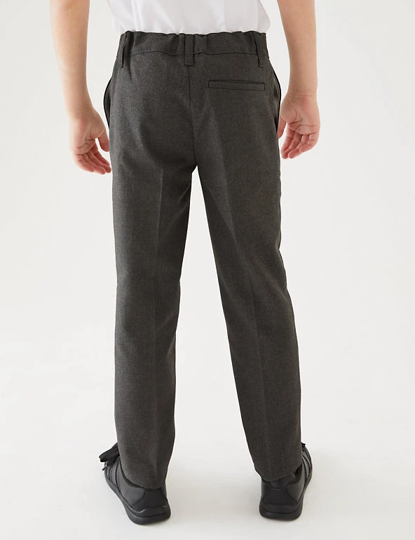 M&S Collection Boys' 2pk Skinny Leg School Trousers (2-18 Yrs) 17 M&S Collection Boys' 2pk Skinny Leg School Trousers (2-18 Yrs) - Image 15