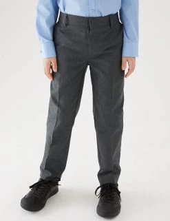 M&S Collection 2pk Boys' Slim Leg Slim Fit School Trousers (2-18 Yrs) -Outlet The Tidy Tots Store SD 04 T76 3645 T0 X EC 1