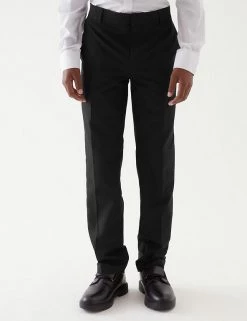 M&S Collection 2pk Boys' Slim Leg Slim Fit School Trousers (2-18 Yrs) -Outlet The Tidy Tots Store SD 04 T76 3645 Y0 X EC 1