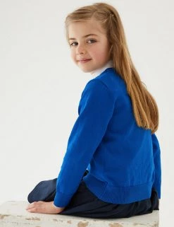 M&S Collection Jumpers 2pk Unisex Pure Cotton School Jumper (3-18 Yrs) -Outlet The Tidy Tots Store SD 04 T76 3919 E0 X EC 3