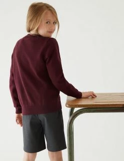 M&S Collection Jumpers 2pk Unisex Pure Cotton School Jumper (3-18 Yrs) -Outlet The Tidy Tots Store SD 04 T76 3919 XM X EC 3