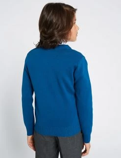 M&S Collection Jumpers Unisex Cotton Rich School Jumper (3-16 Yrs) -Outlet The Tidy Tots Store SD 04 T76 3920 E0 X EC 4