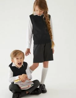 M&S Collection Jumpers Unisex Pure Cotton School Tank Top (2-18 Yrs) 22 M&S Collection Jumpers Unisex Pure Cotton School Tank Top (2-18 Yrs) -Outlet The Tidy Tots Store SD 04 T76 3922 Y0 X EC 0