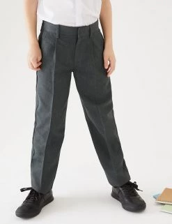 Boys' Regular Leg Plus Fit School Trousers (2-18 Yrs) 15 Boys' Regular Leg Plus Fit School Trousers (2-18 Yrs) -Outlet The Tidy Tots Store SD 04 T76 4630P T0 X EC 1