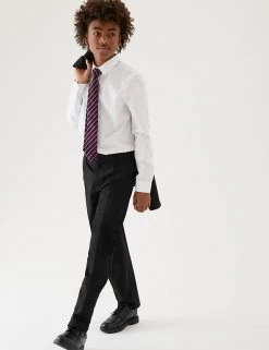 Boys' Regular Leg Plus Fit School Trousers (2-18 Yrs) 19 Boys' Regular Leg Plus Fit School Trousers (2-18 Yrs) -Outlet The Tidy Tots Store SD 04 T76 4630P Y0 X EC 0