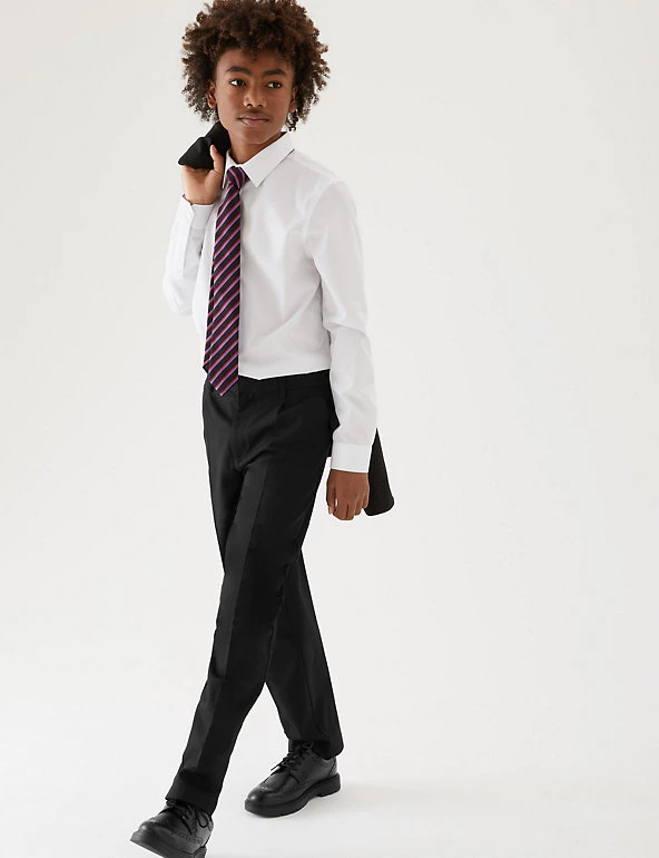 Boys' Regular Leg Plus Fit School Trousers (2-18 Yrs) 9 Boys' Regular Leg Plus Fit School Trousers (2-18 Yrs) - Image 7