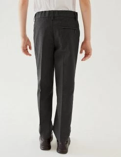 M&S Collection Boys' Regular Leg Slim Fit School Trousers (2-18 Yrs) 21 M&S Collection Boys' Regular Leg Slim Fit School Trousers (2-18 Yrs) -Outlet The Tidy Tots Store SD 04 T76 4631 T0 X EC 2