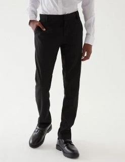 M&S Collection Boys' Skinny Leg Longer Length Trousers (2-18 Yrs) -Outlet The Tidy Tots Store SD 04 T76 4765L Y0 X EC 1