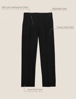 M&S Collection Boys' Slim Leg Longer Length Trousers (2-18 Yrs) -Outlet The Tidy Tots Store SD 04 T76 4791L Y0 X EC 90