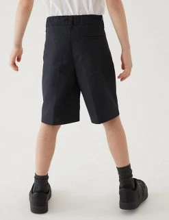 M&S Collection School 2pk Boys' Regular Leg Shorts (2-14 Yrs) -Outlet The Tidy Tots Store SD 04 T76 4918 PK X EC 2