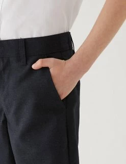 M&S Collection School 2pk Boys' Regular Leg Shorts (2-14 Yrs) -Outlet The Tidy Tots Store SD 04 T76 4918 PK X EC 4