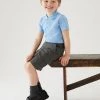 M&S Collection 2pk Boys' Regular Leg Cargo School Shorts (2-14 Yrs) -Outlet The Tidy Tots Store SD 04 T76 4953 T0 X EC 0