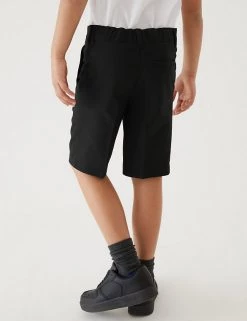 M&S Collection School 2pk Boys' Slim Leg Shorts (2-14 Yrs) -Outlet The Tidy Tots Store SD 04 T76 4964 Y0 X EC 2