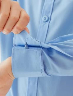 M&S Collection 3pk Boys' Slim Fit Easy Iron School Shirts (2-16 Yrs) -Outlet The Tidy Tots Store SD 04 T76 5718 E0 X EC 3